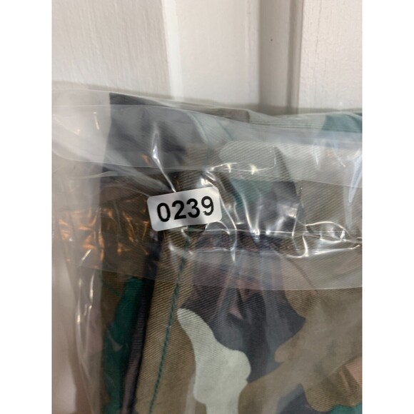 J. Crew Mercantile Small (S) Black Brown Green Camouflage Utility Cargo Jacket - Picture 10 of 10